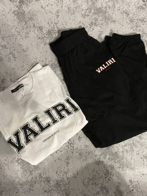 Костюм літній VALIRI Біло-Чорний 230