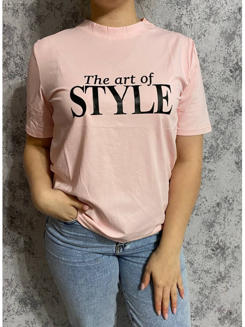 Футболка STYLE  Рожева 252