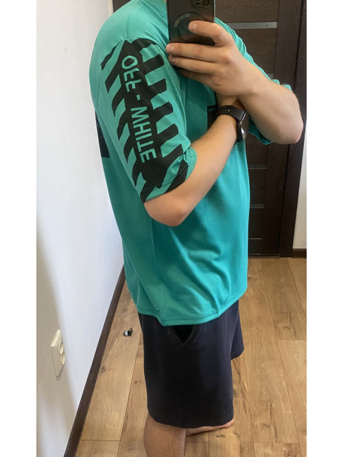 Футболка "OFF_WHITE" Бірюза 385
