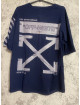 Футболка "OFF-WHITE" Темно-синій 384