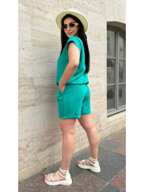 Костюм шорти і футболка Бірюза 464