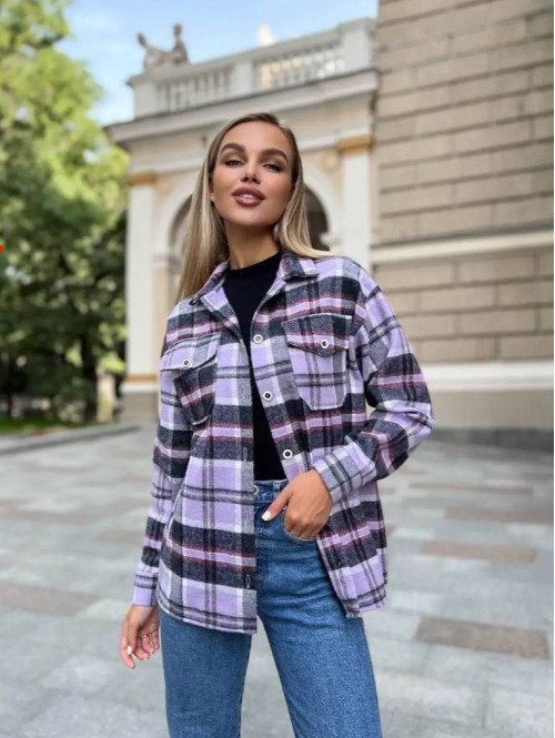 Сорочка Байкова Фіолетова 559