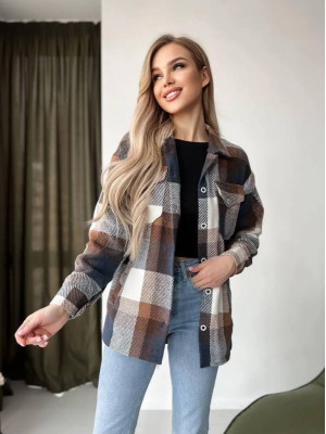 Сорочка Байкова Коричнева 557