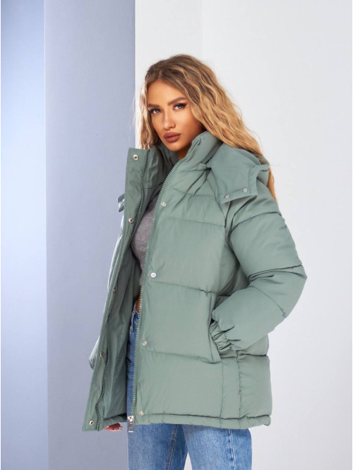 Зимова жіноча куртка Фісташка 657