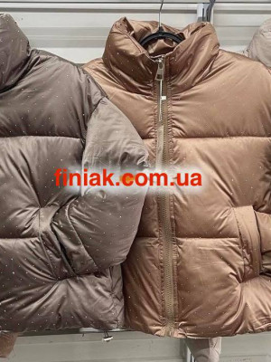 Куртка зі стразами в кольорах 754
