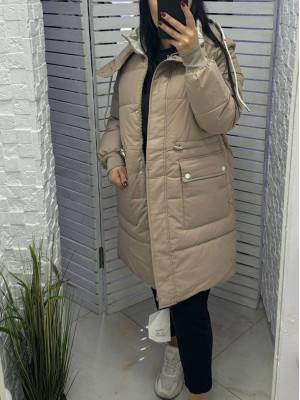 Пальто зимове в кольорах 1037