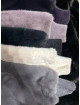 Шуба з хутром в кольрах 1101